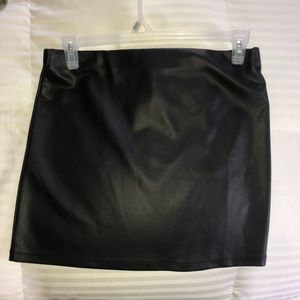 Express Leather Skirt